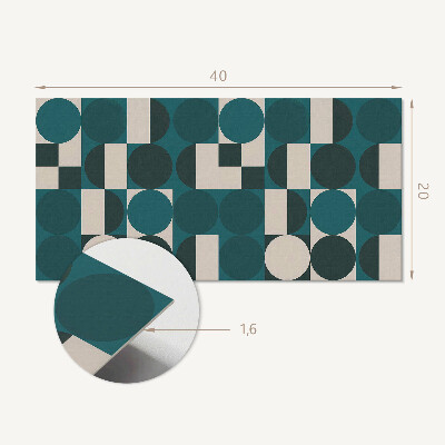 Dekorpaneel Geometrie der Formen und Gestalten