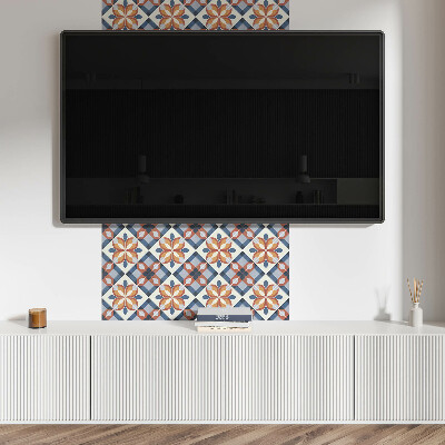 Wandverkleidung paneel Geometrisches Blumenmuster