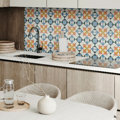 Pvc wandpaneel Geometrisches Blumenmuster