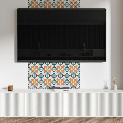 Pvc wandpaneel Geometrisches Blumenmuster