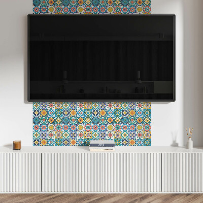 Pvc wandpaneel Florale und geometrische Muster