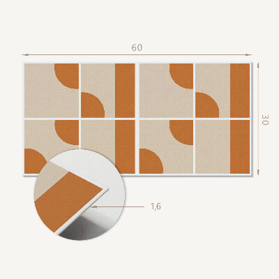 Wandverkleidung paneel Abstrakte geometrische Formen