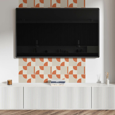 Pvc wandpaneel Abstrakte Anordnung von Formen