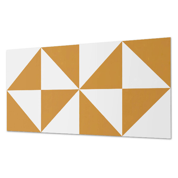 Wandverkleidung paneel Geometrische Dreiecke in Quadraten