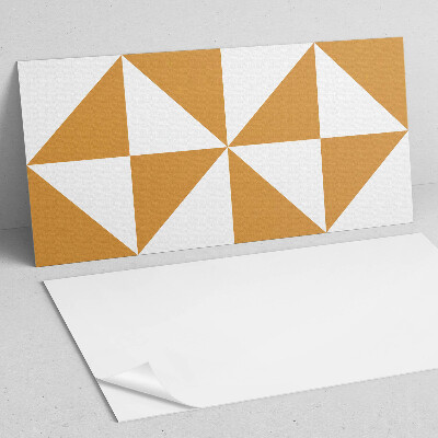 Wandverkleidung paneel Geometrische Dreiecke in Quadraten