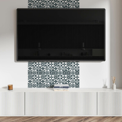 Pvc wandpaneel Geometrische Muster in Fliesen