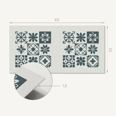 Pvc wandpaneel Geometrische Muster im Layout