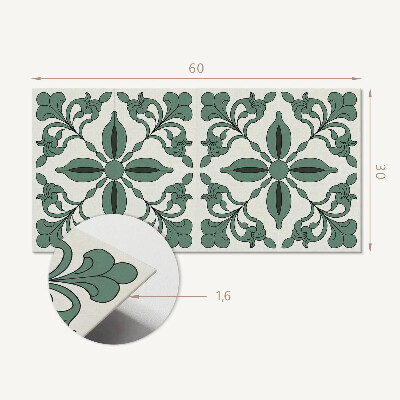 Dekorpaneel Elegantes Pflanzenmuster