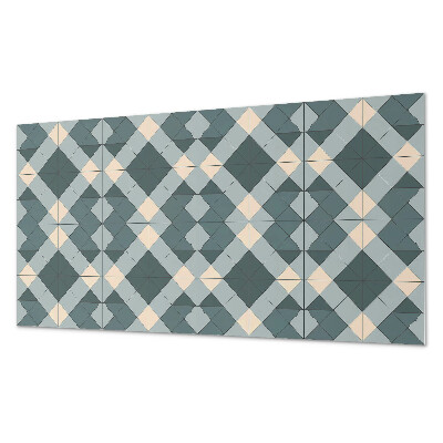 Pvc wandpaneel Geometrisches Rautenmuster