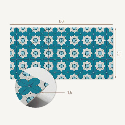 Pvc wandpaneel Geometrisches Blumenmuster