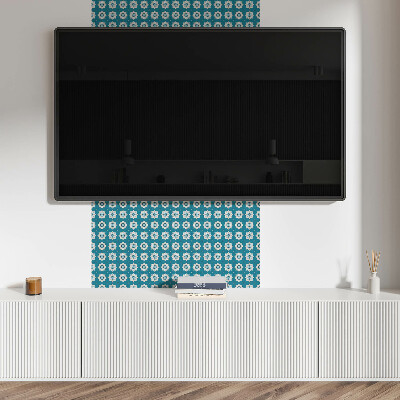 Pvc wandpaneel Geometrisches Blumenmuster