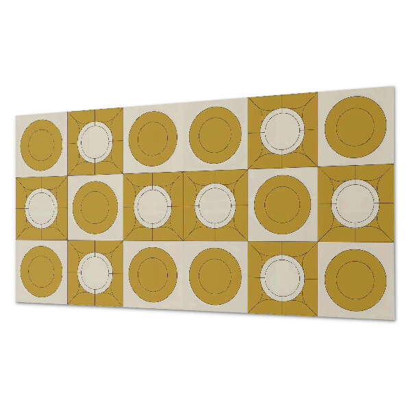 Wandverkleidung paneel Geometrisches Muster mit Kreisen