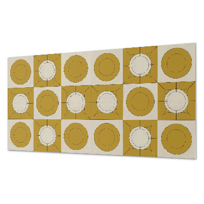 Wandverkleidung paneel Geometrisches Muster mit Kreisen