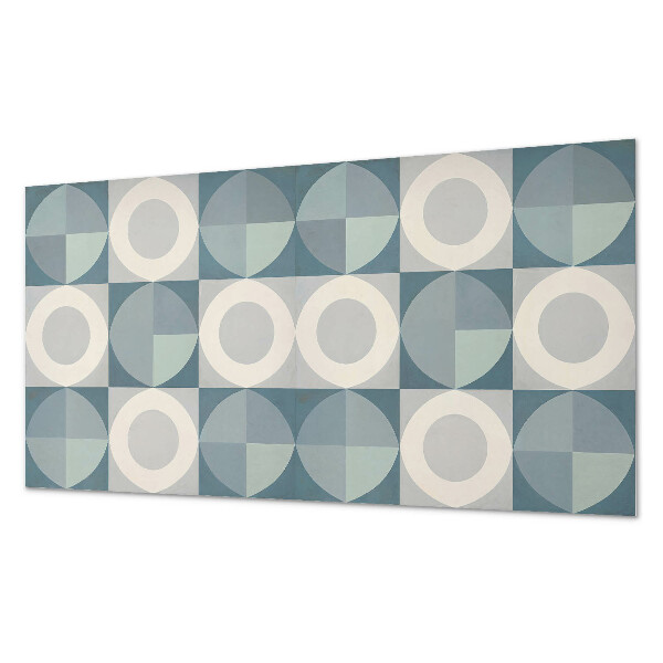 Pvc wandpaneel Geometrie von Kreisen und Formen
