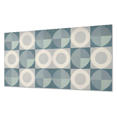 Pvc wandpaneel Geometrie von Kreisen und Formen