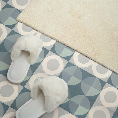 Pvc wandpaneel Geometrie von Kreisen und Formen