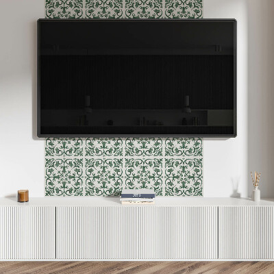 Pvc wandpaneel Pflanzenmuster mit floralem Motiv