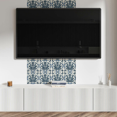 Pvc wandpaneel Blumenmuster mit Blättern