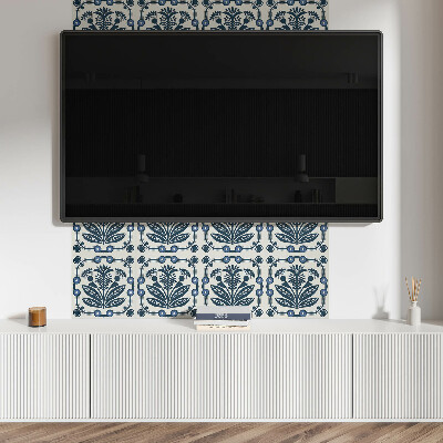 Pvc wandpaneel Blumenmuster mit Blättern