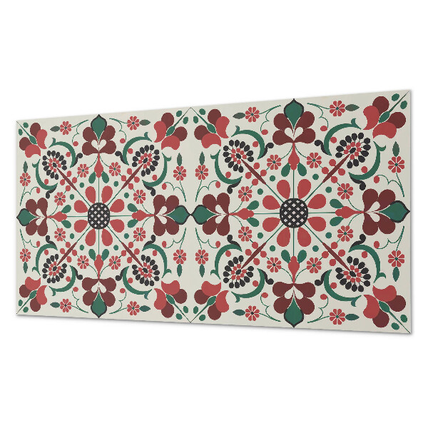 Pvc wandpaneel Blumenmuster mit Symmetrie