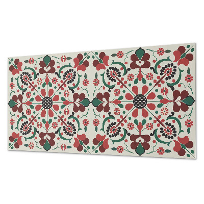 Pvc wandpaneel Blumenmuster mit Symmetrie