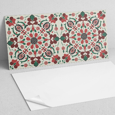 Pvc wandpaneel Blumenmuster mit Symmetrie