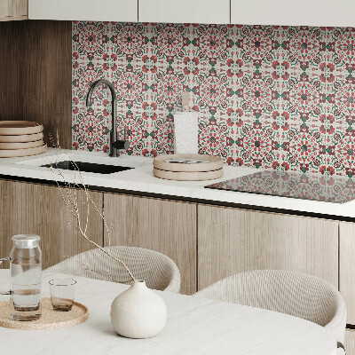 Pvc wandpaneel Blumenmuster mit Symmetrie