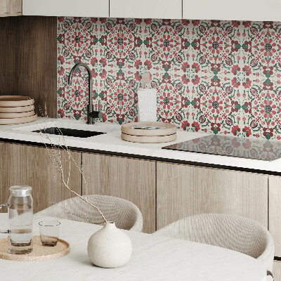 Pvc wandpaneel Blumenmuster mit Symmetrie