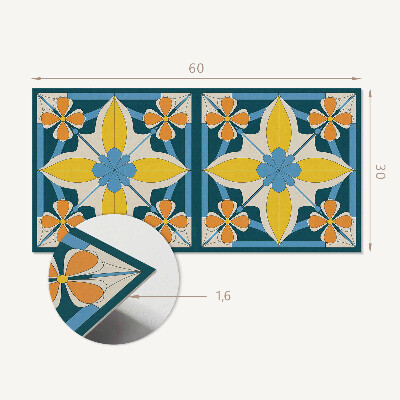 Wandverkleidung paneel Florales geometrisches Muster