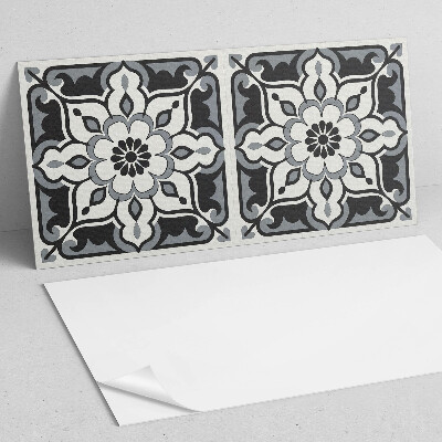 Pvc wandpaneel Blumenmuster mit Ornamenten