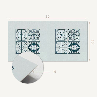 Wandverkleidung paneel Geometrische Fliesenmuster