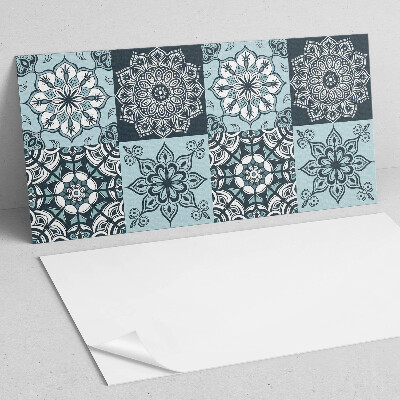 Pvc wandpaneel Mandala-Muster in einem Raster