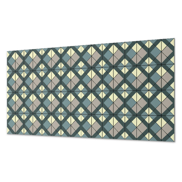 Pvc wandpaneel Geometrisches Schachbrettmuster