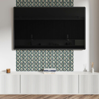 Pvc wandpaneel Geometrisches Schachbrettmuster