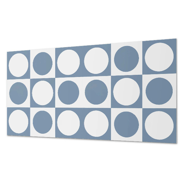 Wandverkleidung paneel Geometrische Kreise in einem Raster