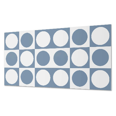 Wandverkleidung paneel Geometrische Kreise in einem Raster