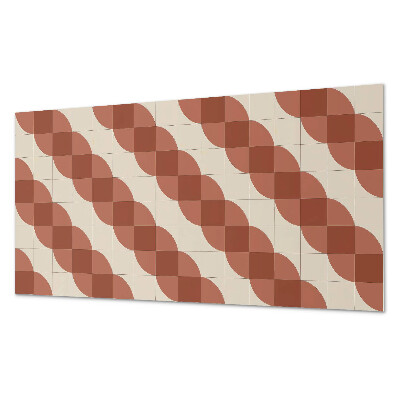 Pvc wandpaneel Geometrisches Wellenmuster