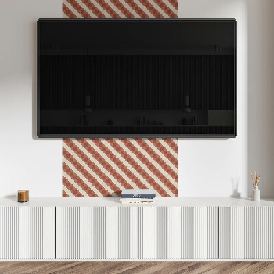 Pvc wandpaneel Geometrisches Wellenmuster