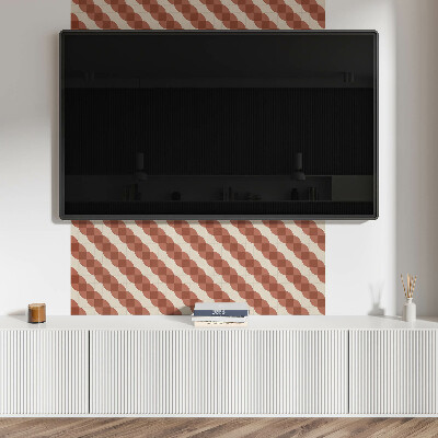 Pvc wandpaneel Geometrisches Wellenmuster