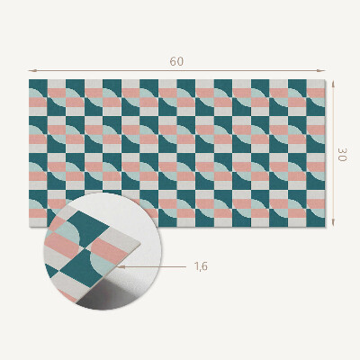 Wandverkleidung paneel Geometrisches Schachbrettmuster