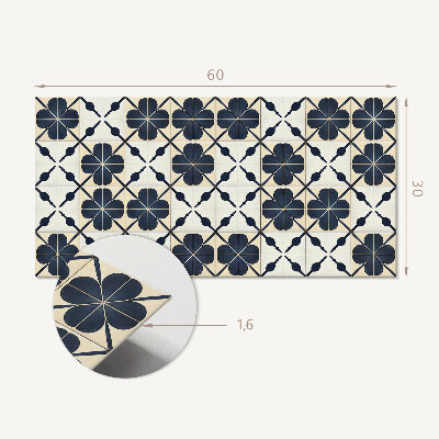 Pvc wandpaneel Blumenmuster auf dem Hintergrund