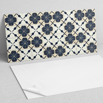 Pvc wandpaneel Blumenmuster auf dem Hintergrund