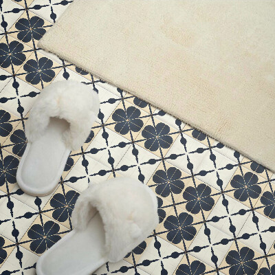Pvc wandpaneel Blumenmuster auf dem Hintergrund