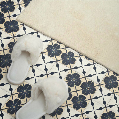 Pvc wandpaneel Blumenmuster auf dem Hintergrund