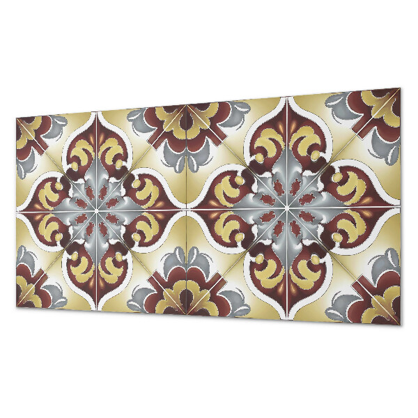 Pvc wandpaneel Dekoratives Muster mit floralem Motiv