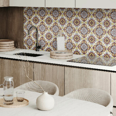 Pvc wandpaneel Dekoratives Muster mit floralem Motiv