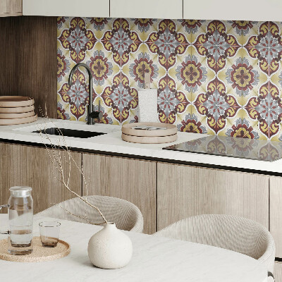 Pvc wandpaneel Dekoratives Muster mit floralem Motiv
