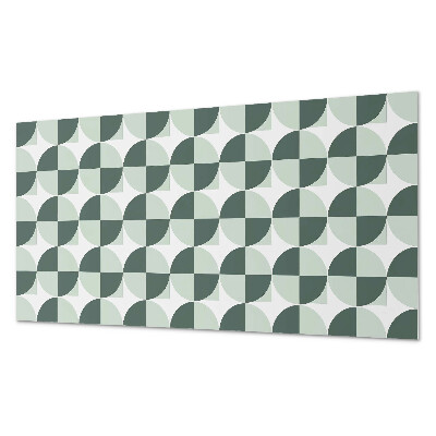 Dekorpaneel Geometrie von Kreisen und Quadraten