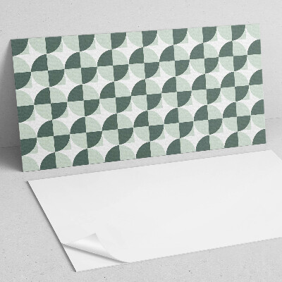 Dekorpaneel Geometrie von Kreisen und Quadraten