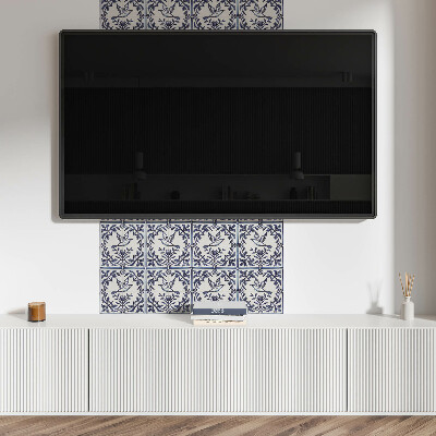 Pvc wandpaneel Vogel zwischen Pflanzenmotiv